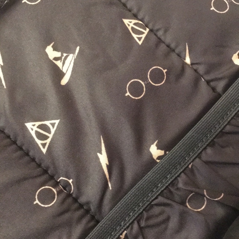 Loungefly Harry Potter Hogwarts Denim Backpack - Picture 8 of 12